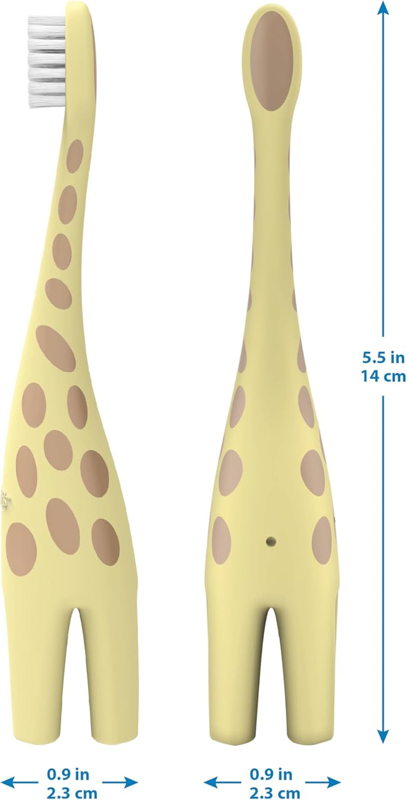 Infant-To-Toddler Training Toothbrush, Giraffe, 0-3 Years