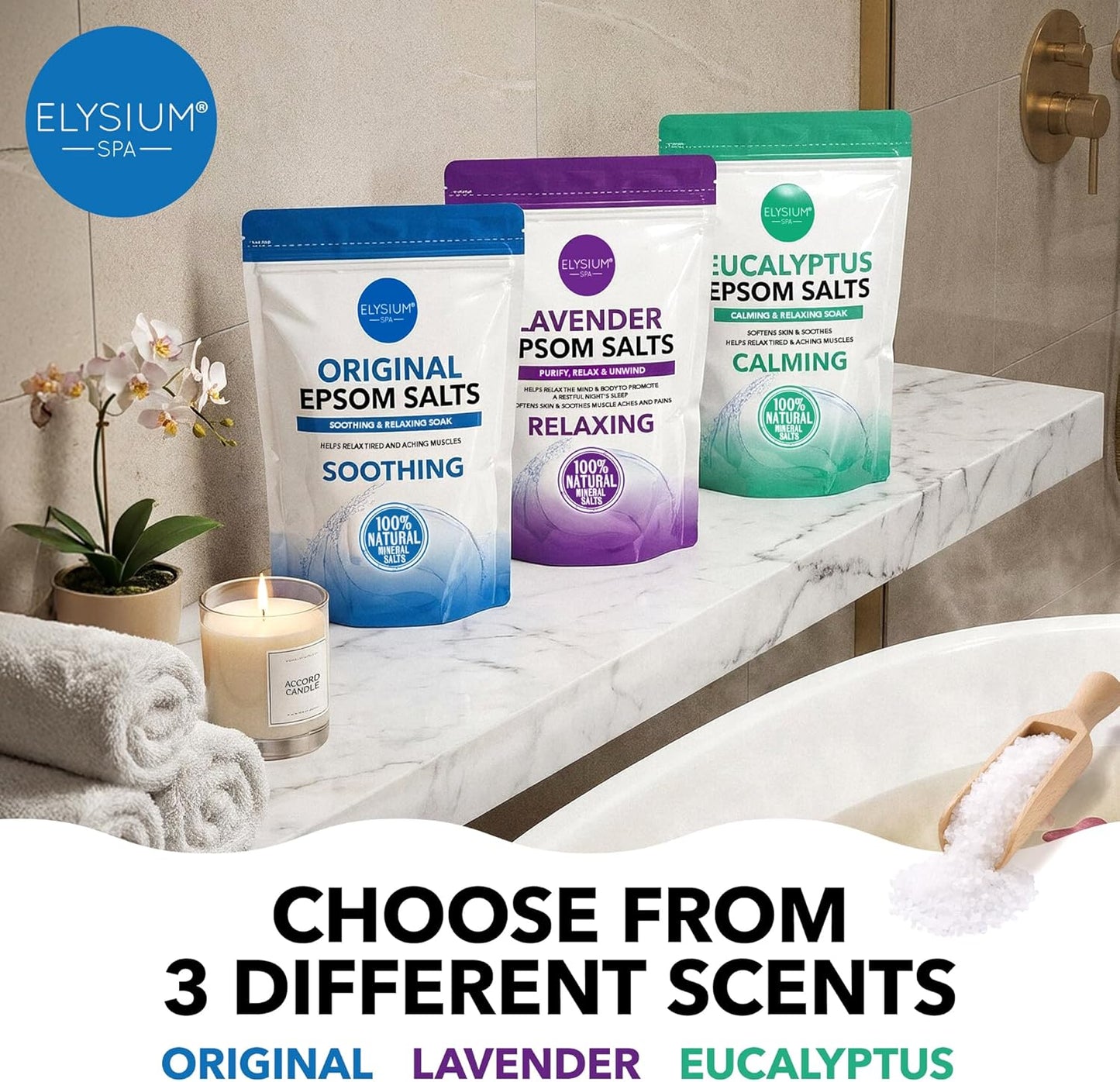 Premium Natural Epsom Salts - 1kg
