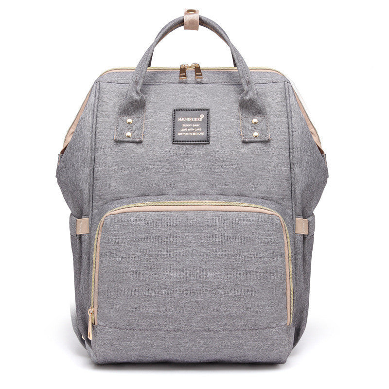 Fashion Japanese Mommy Bag Multifunctional Large Capacity Baby Bottle Backpack Diaper Backpack