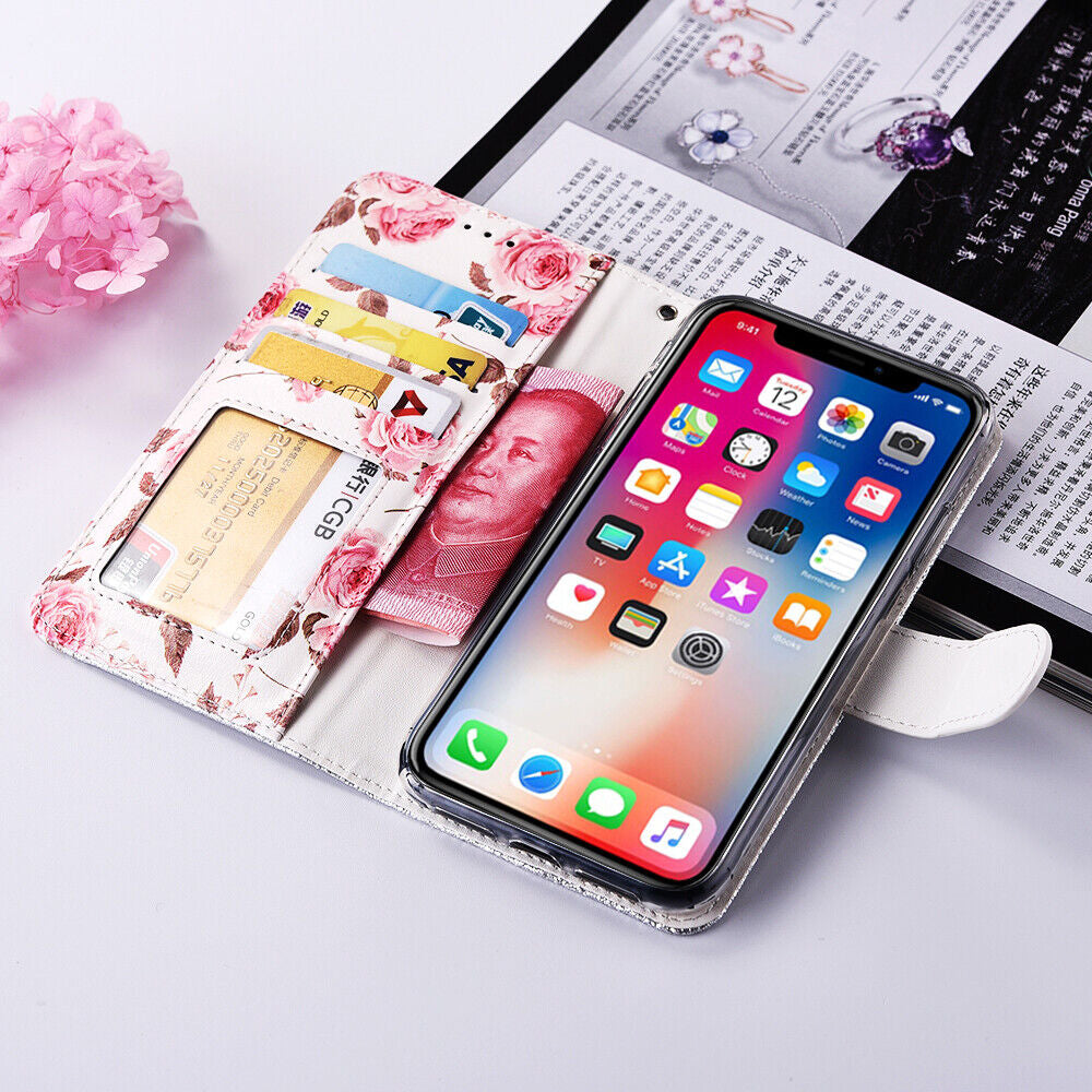 Case for Iphone 16 Pro Max 15 14 13 12 11 X XR Flip Leather Wallet Phone Cover