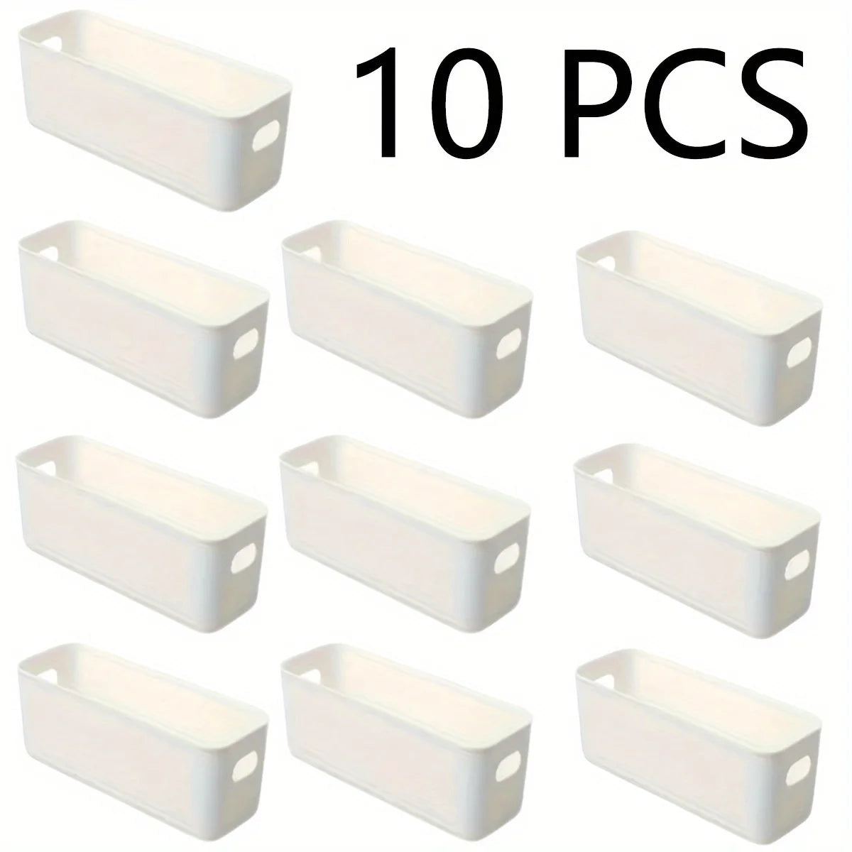 10Pcs Multifunctional Storage Box Durable Large-Capacity Desktop Storage Box Underwear Storage Suitable for Sundries Storage