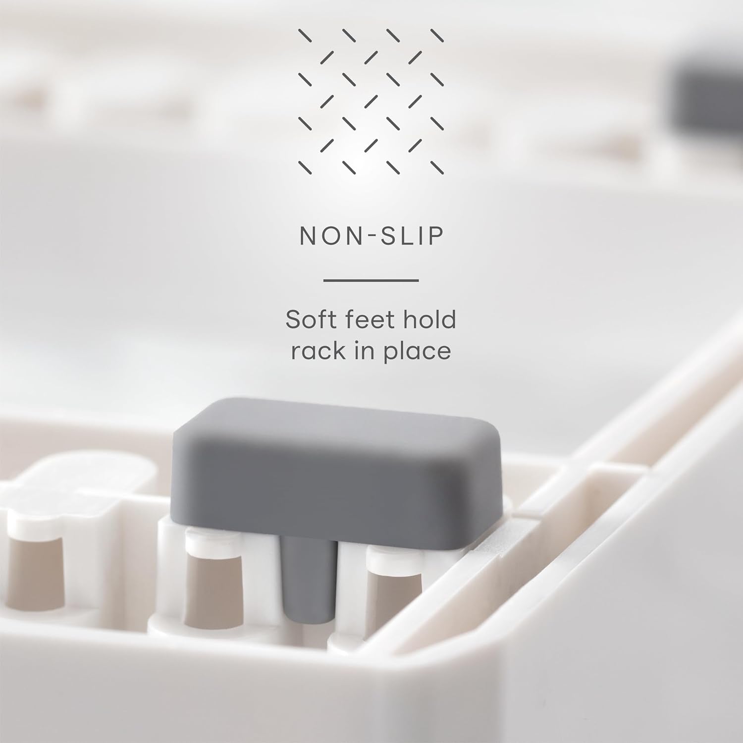 Storemore Adjustable Bakeware Rack, Cookie Sheet, Baking Pan, and Tray Organiser for Kitchen Cupboard and Pantry Storage, Standard, White