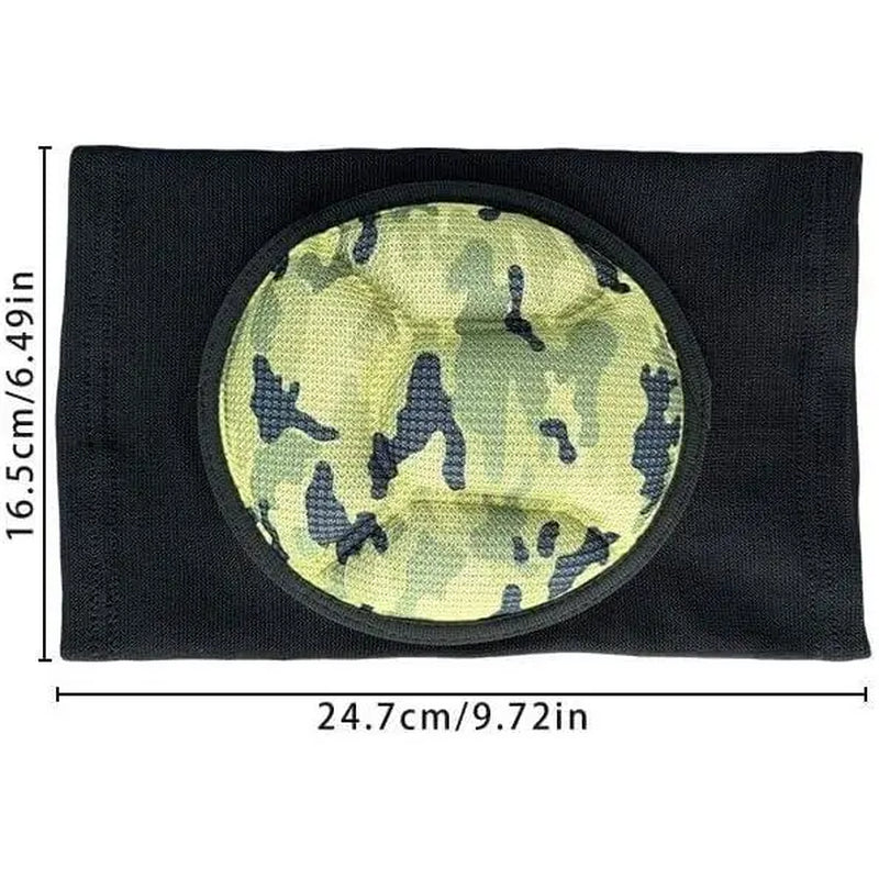 Unisex Knee Pads - Thick EVA Foam Padding, High-Elasticity Fabric, Adjustable & Anti-Slip, Ideal for Gardening, Cleaning, Construction, Sports, Dancing, Flooring Installation, Green