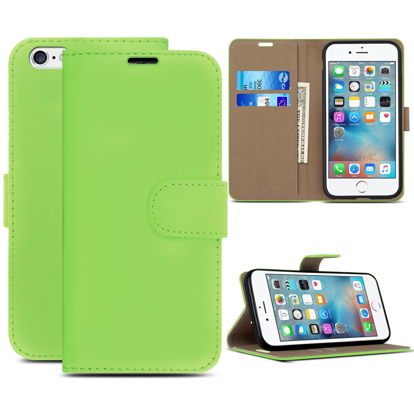 Case for Iphone 16 Pro Max 15 14 13 12 11 X XR Flip Leather Wallet Phone Cover