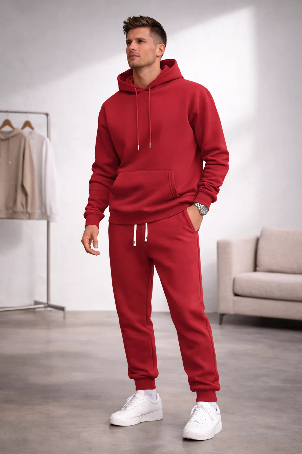 Studio Men Two Piece Set Tracksuit