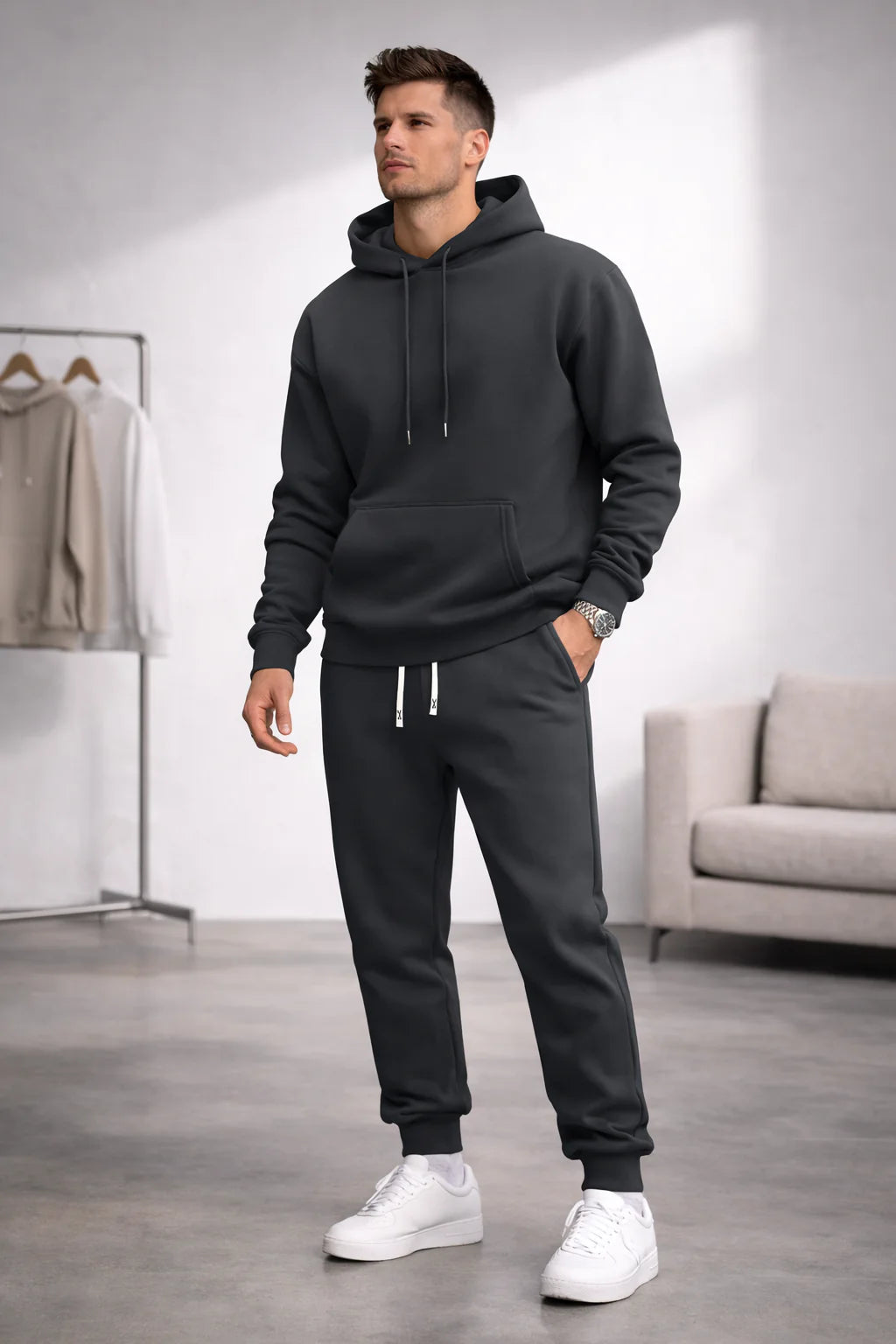 Studio Men Two Piece Set Tracksuit