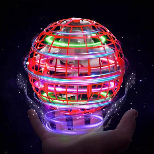 2025 Hot! the Spinning Ball with Aurora Effect & LED Lights - Safe Durable Design for Kids Skill Development & Interactive Fun - Compact Portable for Indoor Outdoor Play