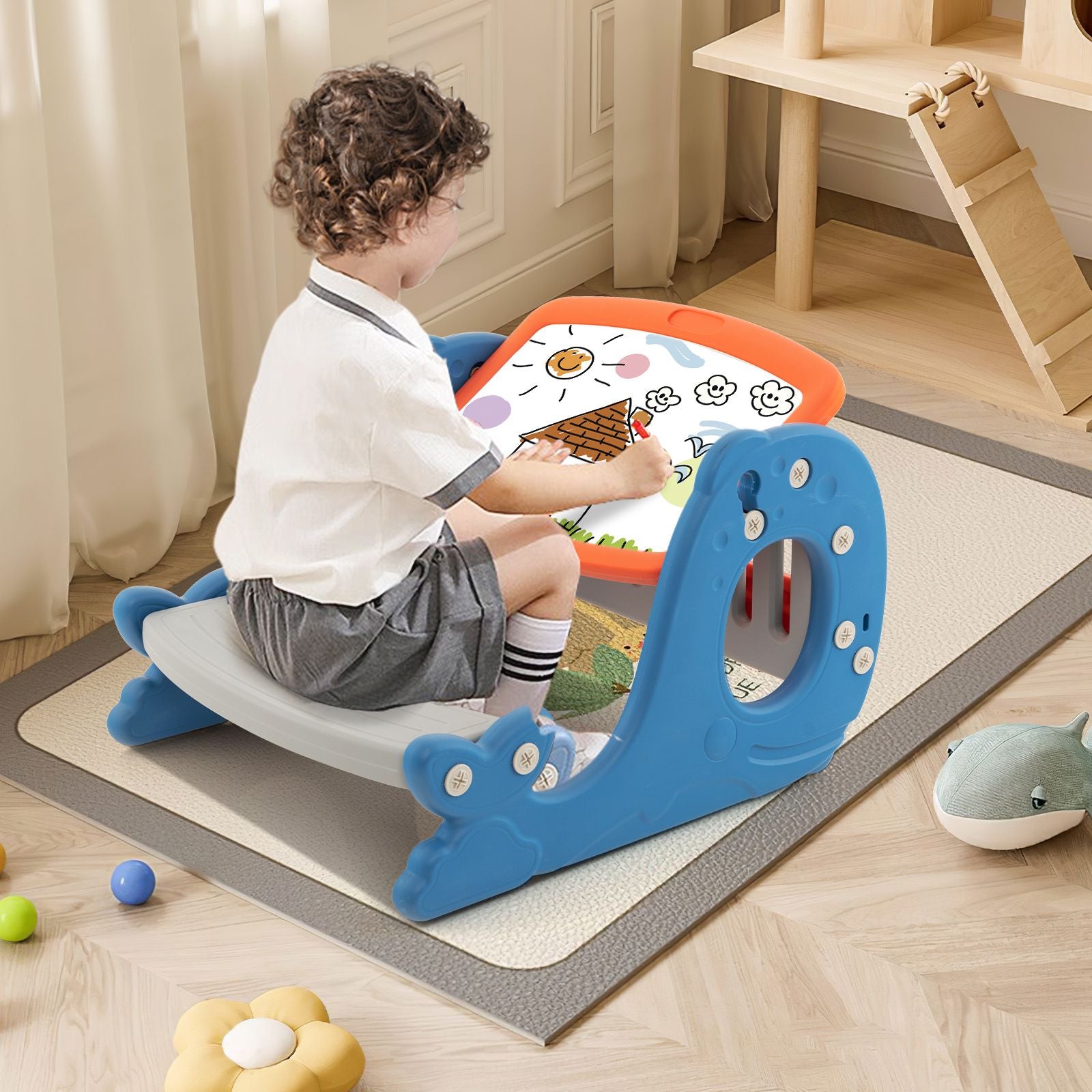 Multi-Functional Convertible Kids Activity Table Set