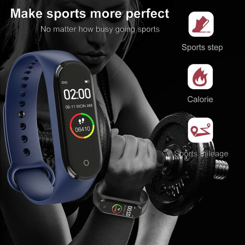 Replacement Strap for M4 M6 Fitness Activity Steps Calorie Heart Rate Tracker