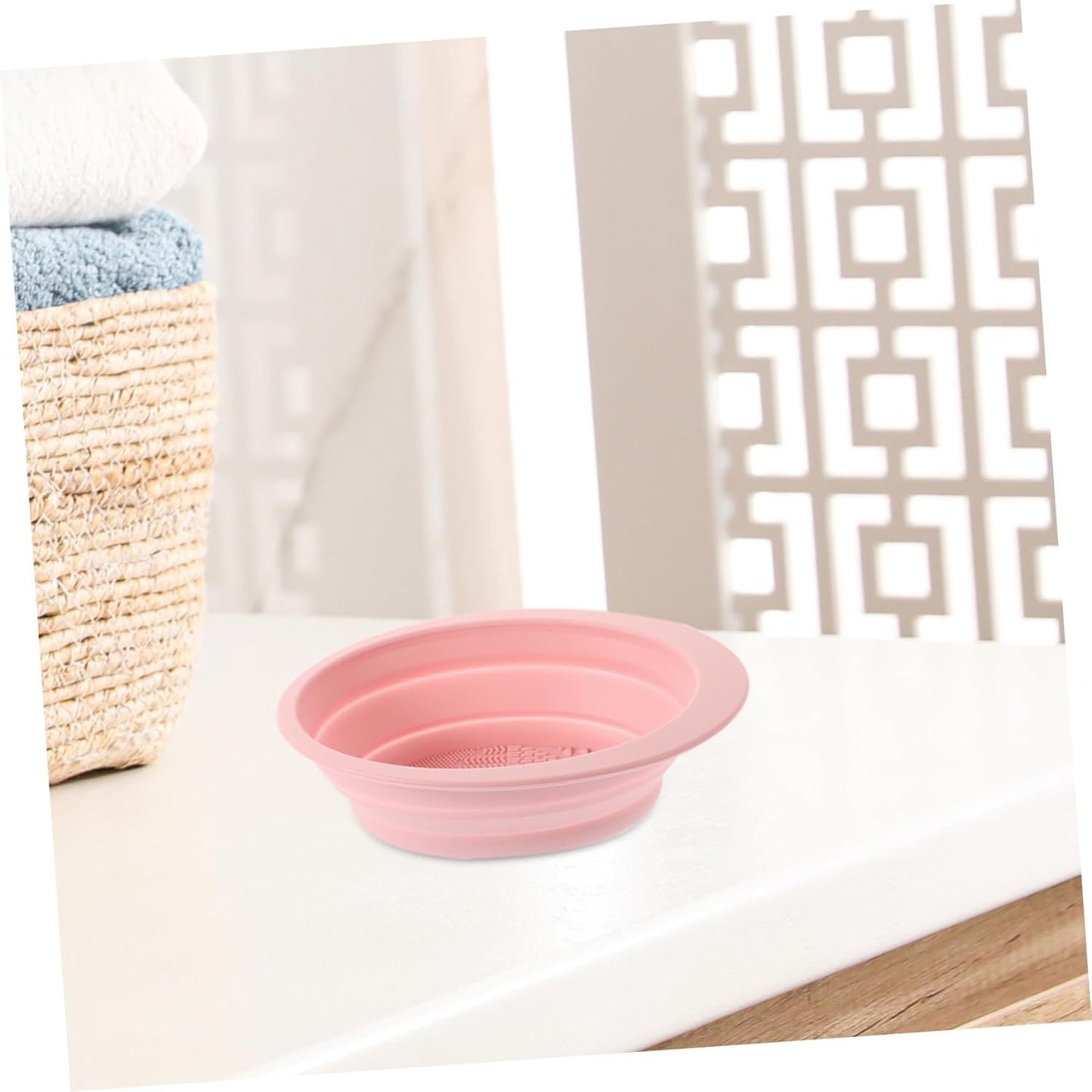 1 Set Silicone Makeup Brush Cleaning Mat Hanging Drying Net Large Capacity Cleaning Pad for Makeup Brushes Powder Puff Beauty Egg