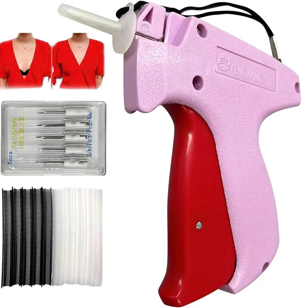 Fine Stitch Gun Stitchy Quick Clothing Fixer for Clothes Micro Tagging Gun Clothing Mini Speedy Sticky Sewing Gun Hemming Tool