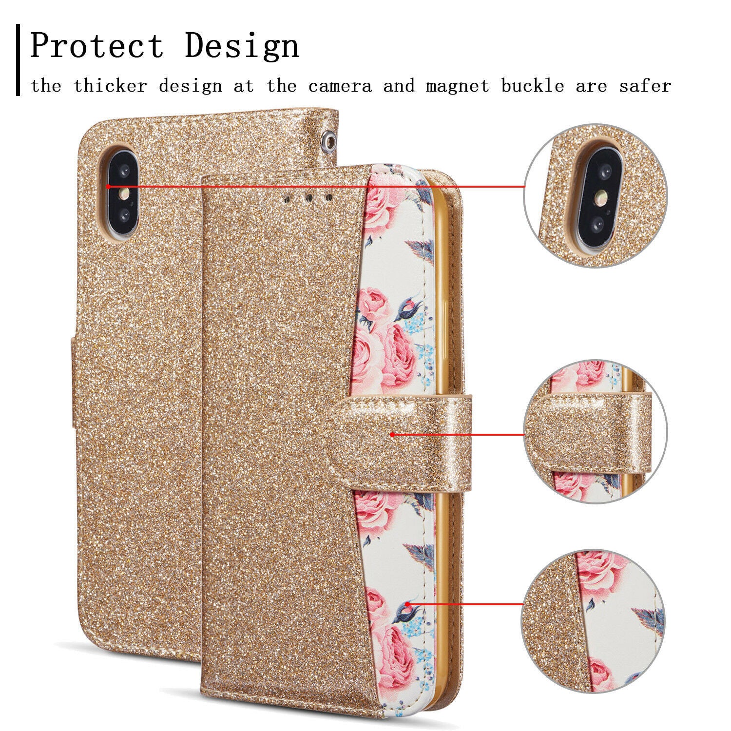 Case for Iphone 16 Pro Max 15 14 13 12 11 X XR Flip Leather Wallet Phone Cover