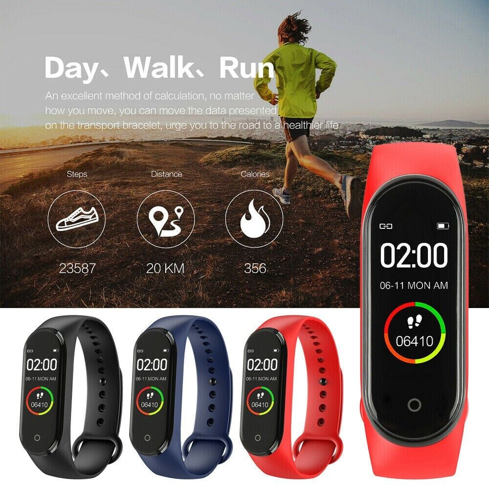 Replacement Strap for M4 M6 Fitness Activity Steps Calorie Heart Rate Tracker