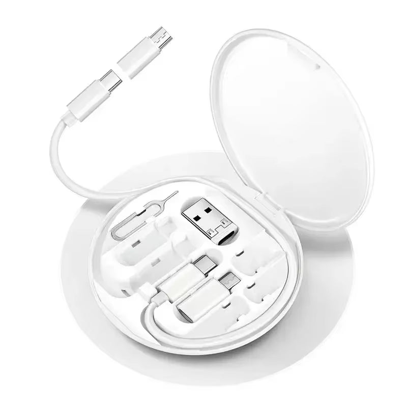 Multi USB Type C to C 60W Charging Adapter Cable Kit USB C for Lighting ,Conversion Set USB a & Type C to Micro/Type C/Lightning