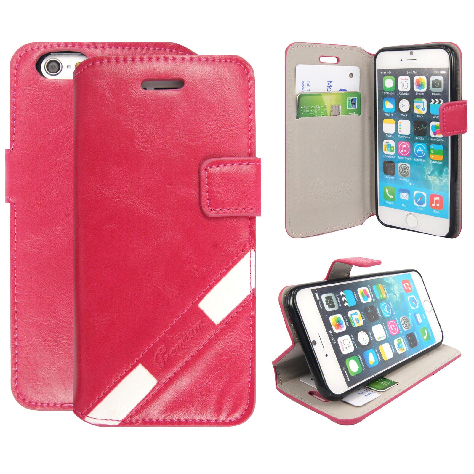Case for Iphone 16 Pro Max 15 14 13 12 11 X XR Flip Leather Wallet Phone Cover