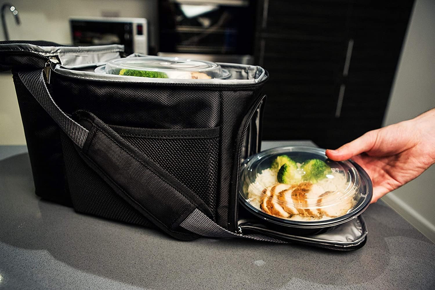 [30-Pack] Meal Prep Containers Reusable - Batch Cooking Plastic Food Containers with Lids - Microwavable Freezer Dishwasher Safe - Takeaway Lunch Box