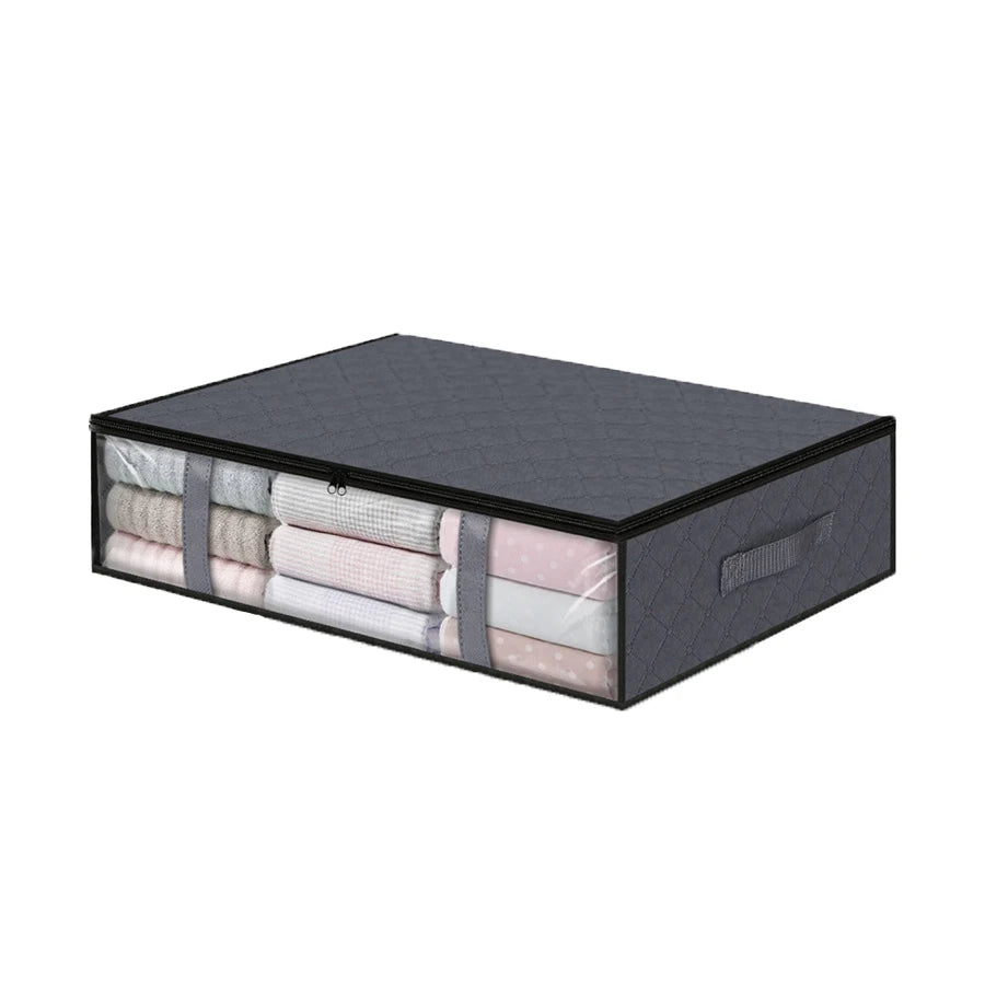 Storage Boxes Clothes Storage Collapsible Storage Bags Underbed Storage for Organizing Clothes Bedroom Quilts Closet Dormitory