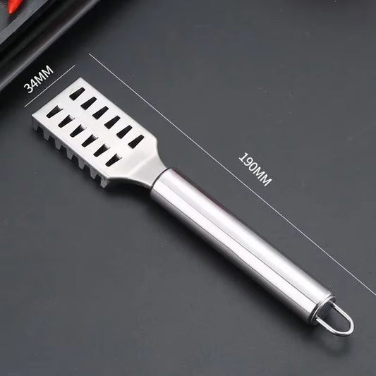 1PC Stainless Steel Fish Scale Knife Scale Scraper Sawtooth Scraping Boning Filleting Cut Scrape Dig Maw Knife