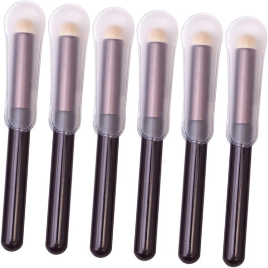 6Pcs Makeup Sponge Applicators Concealer Brush Set Cushion Puff for Dual Wet and Dry Use Portable Cosmetic Tools for Precise Face Powder and Concealer Application