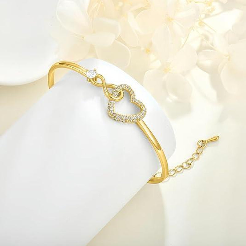 To My Daughter Forever Connected Bracelet, Symbol of Strength and Eternal Love, Adjustable Inspirational Keepsake for Birthday, Graduation or Away from Home