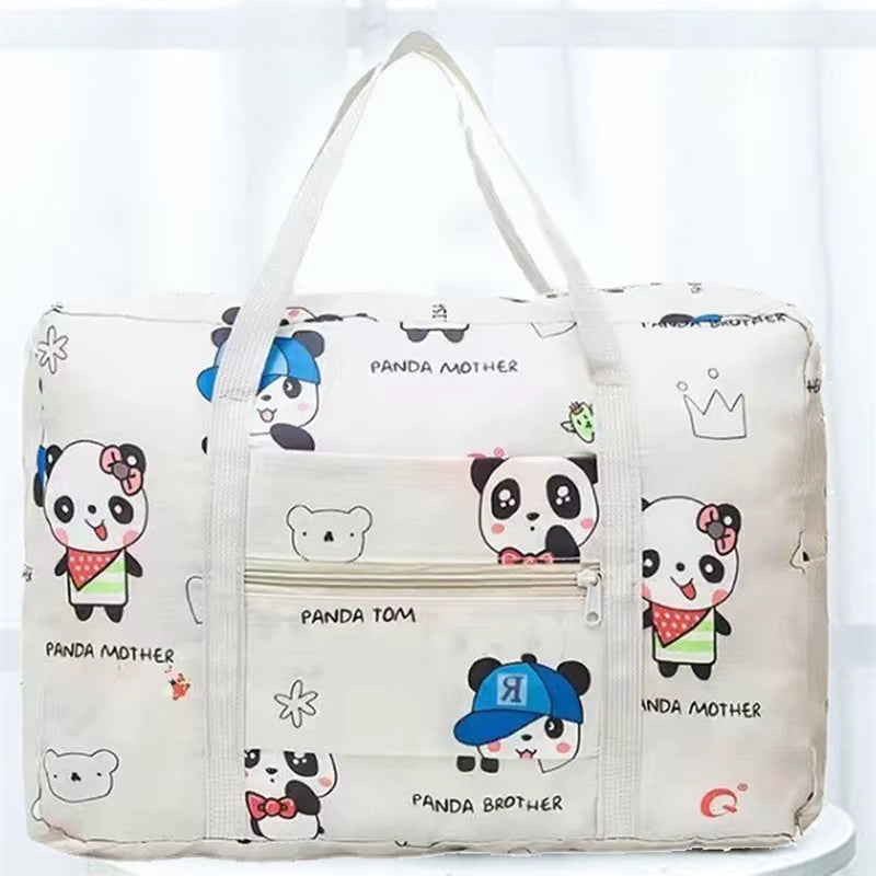 Portable Multi-Function Bag Folding Travel Bags Nylon Waterproof Bag Large Capacity Hand Luggage Business Trip Traveling Bags