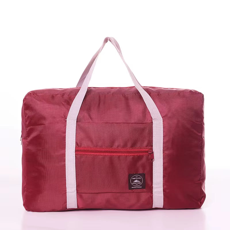 Portable Multi-Function Bag Folding Travel Bags Nylon Waterproof Bag Large Capacity Hand Luggage Business Trip Traveling Bags