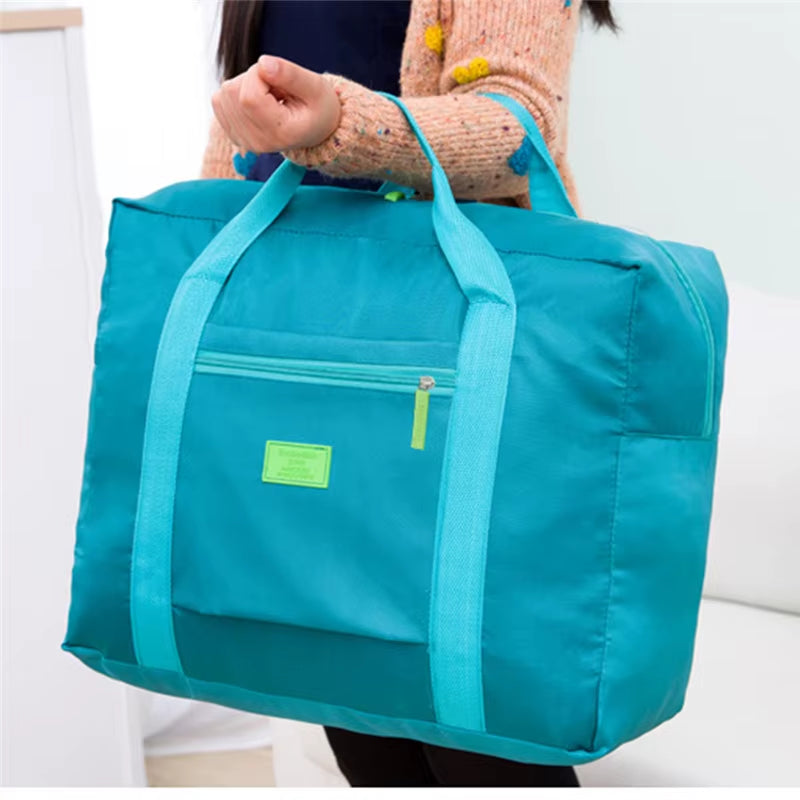 Portable Multi-Function Bag Folding Travel Bags Nylon Waterproof Bag Large Capacity Hand Luggage Business Trip Traveling Bags