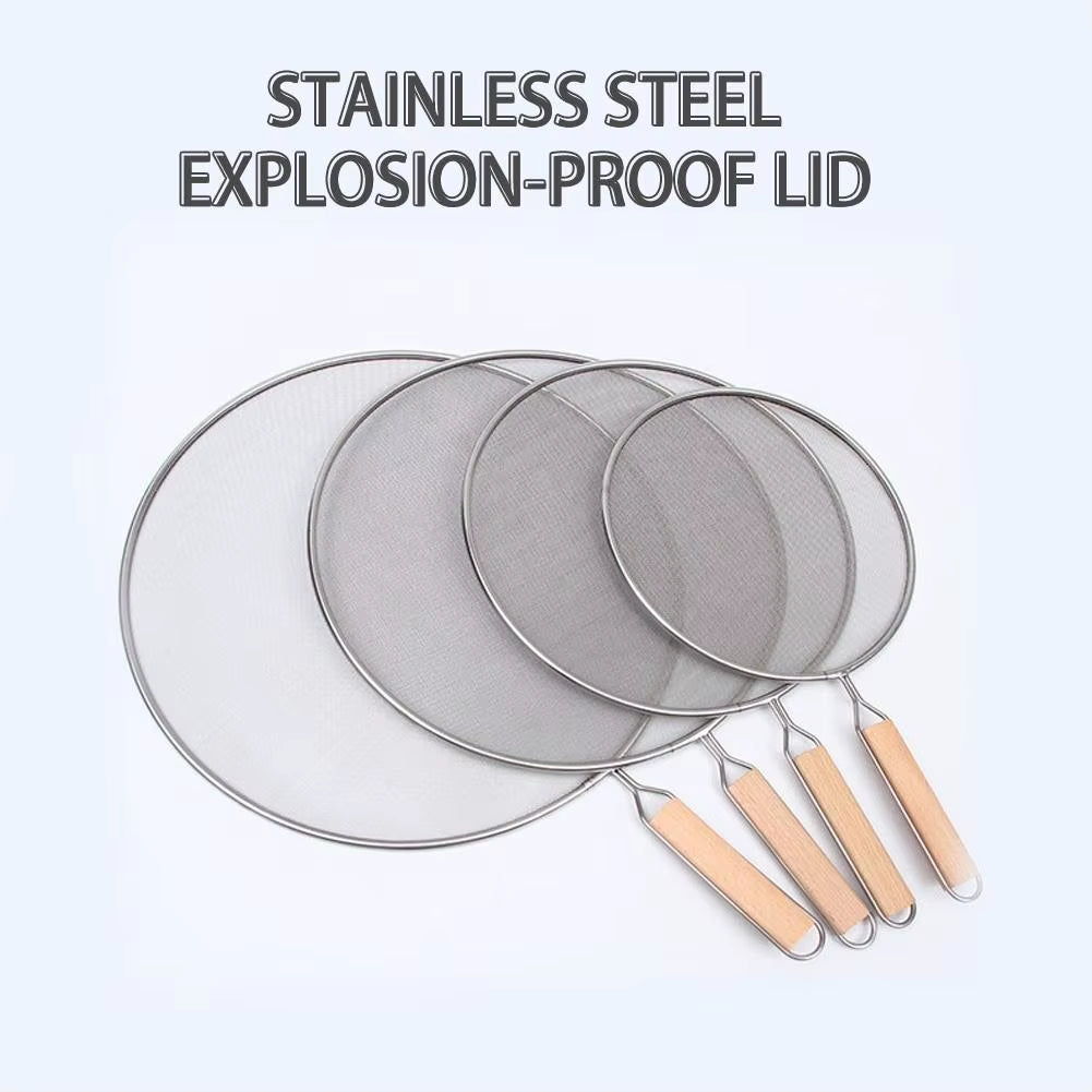 Pot Frying Oil Cooking Cover Kitchen Tools Grease Splatter Screen Guards Mesh anti Splatter Guard Oil Net Splash Cover Pan