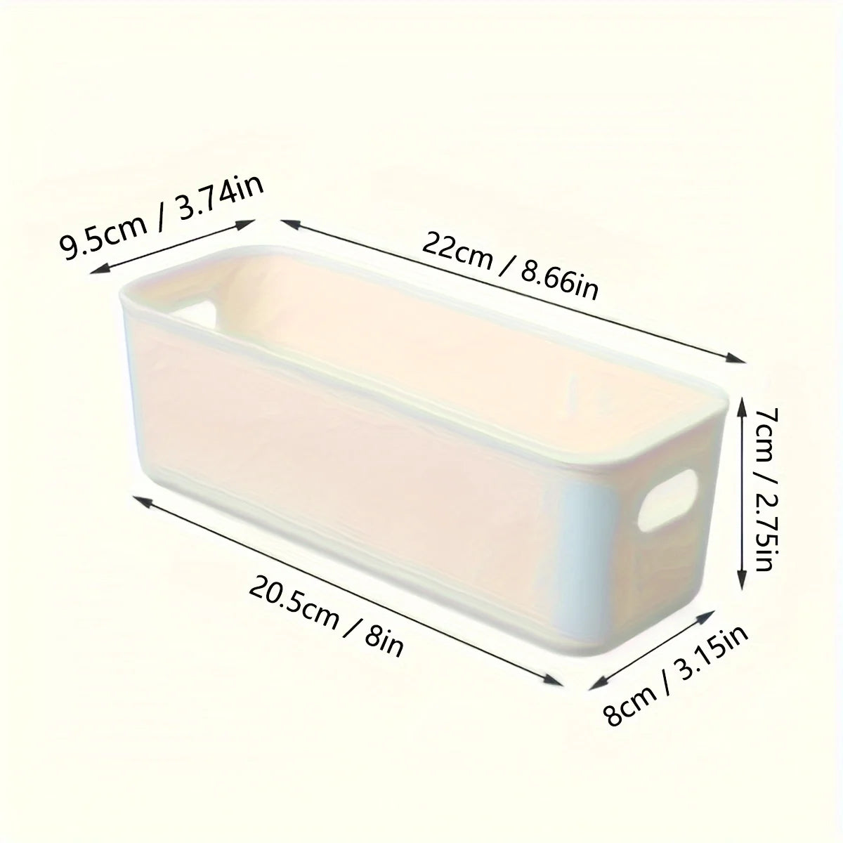 10Pcs Multifunctional Storage Box Durable Large-Capacity Desktop Storage Box Underwear Storage Suitable for Sundries Storage
