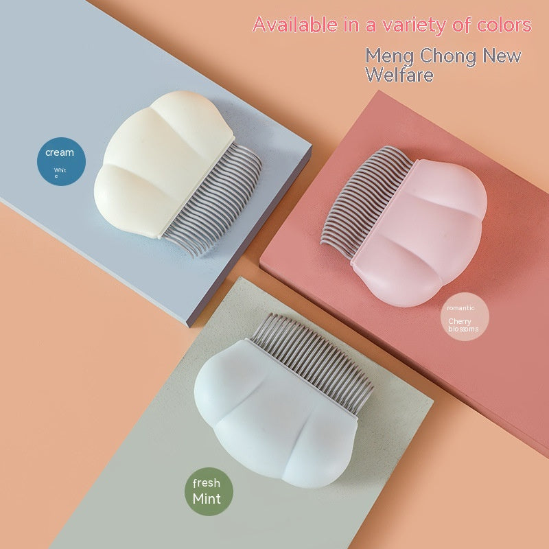 Dog Grooming Comb Comfortable Pet Small Lice Flea Combs Universal Shedding Brush Shell Comb Removes Tangles for Dogs Rabbit Pets Products