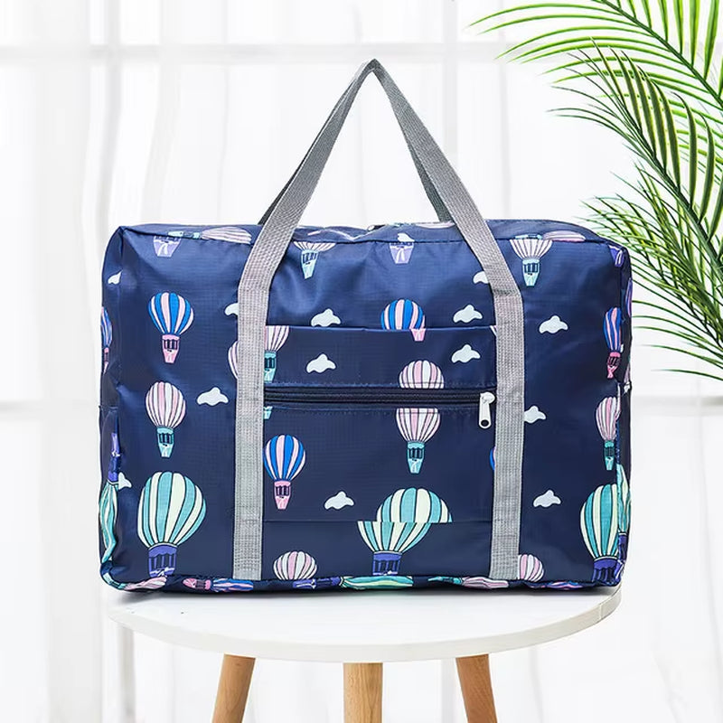 Portable Multi-Function Bag Folding Travel Bags Nylon Waterproof Bag Large Capacity Hand Luggage Business Trip Traveling Bags