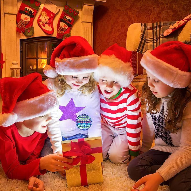 2025 Hot! the Spinning Ball with Aurora Effect & LED Lights - Safe Durable Design for Kids Skill Development & Interactive Fun - Compact Portable for Indoor Outdoor Play