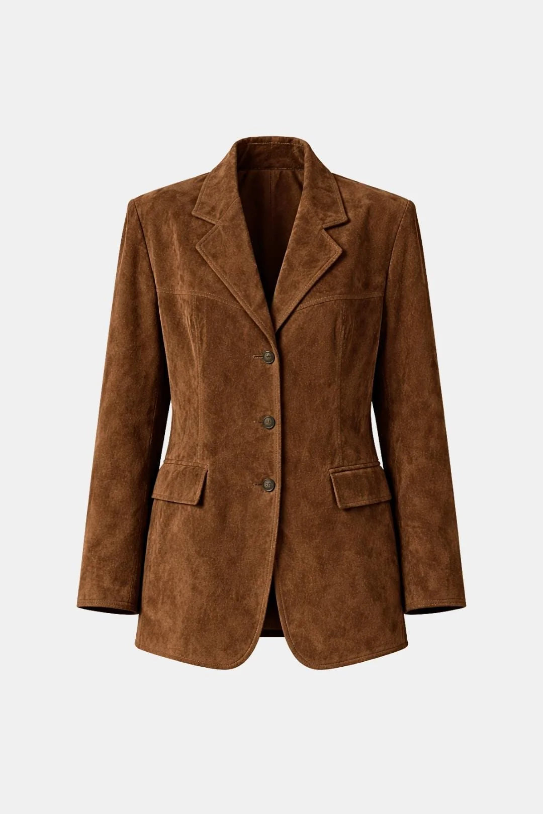 Emmie – Timeless Brown Autumn Jacket with Tailored Elegance
