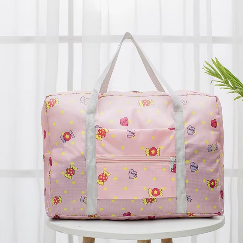 Portable Multi-Function Bag Folding Travel Bags Nylon Waterproof Bag Large Capacity Hand Luggage Business Trip Traveling Bags