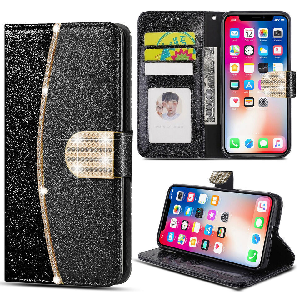 Case for Iphone 16 Pro Max 15 14 13 12 11 X XR Flip Leather Wallet Phone Cover