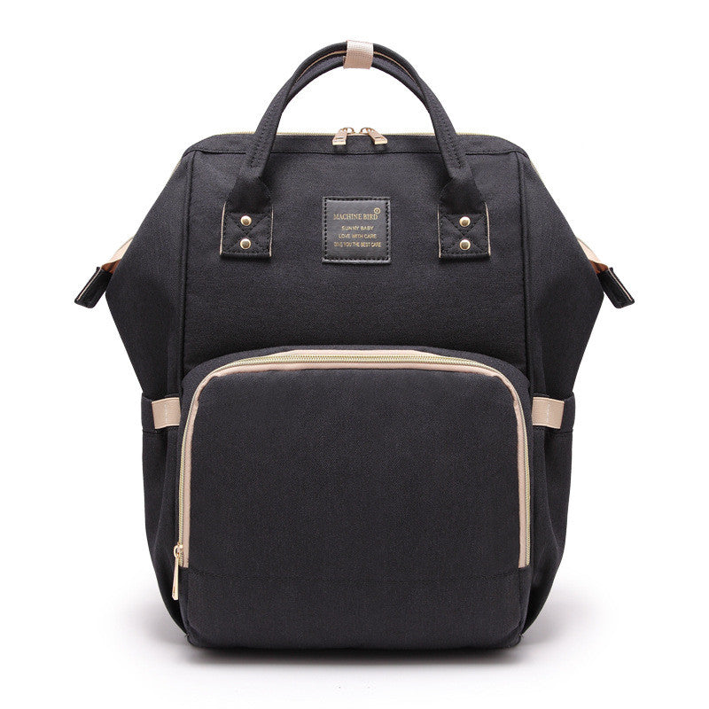 Fashion Japanese Mommy Bag Multifunctional Large Capacity Baby Bottle Backpack Diaper Backpack