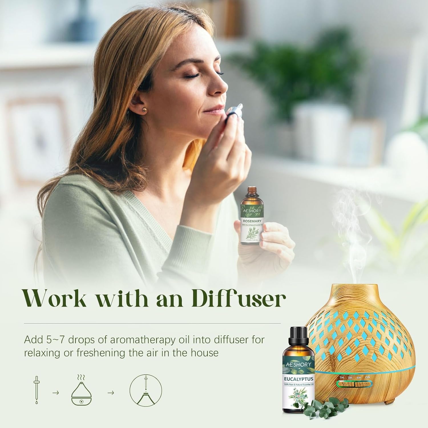 100% Pure Natural Cinnamon Essential Oil 100ml for Aromatherapy, Diffusers, Humidifiers, Home Cleaning, Skin Care, and Breath Freshening
