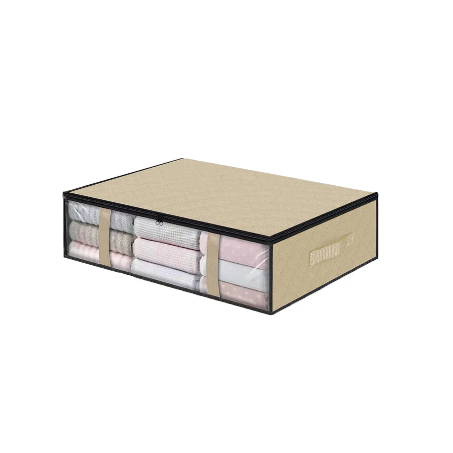 Storage Boxes Clothes Storage Collapsible Storage Bags Underbed Storage for Organizing Clothes Bedroom Quilts Closet Dormitory