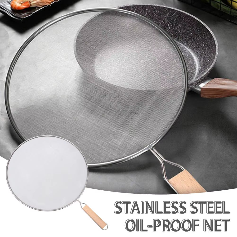 Pot Frying Oil Cooking Cover Kitchen Tools Grease Splatter Screen Guards Mesh anti Splatter Guard Oil Net Splash Cover Pan