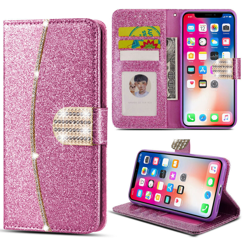 Case for Iphone 16 Pro Max 15 14 13 12 11 X XR Flip Leather Wallet Phone Cover