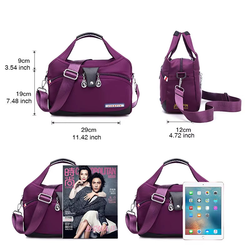 Nylon Women Messenger Bag Ladies Handbags Waterproof Female Shoulder Bag Designer High Quality Crossbody Bags for Teenager Girls