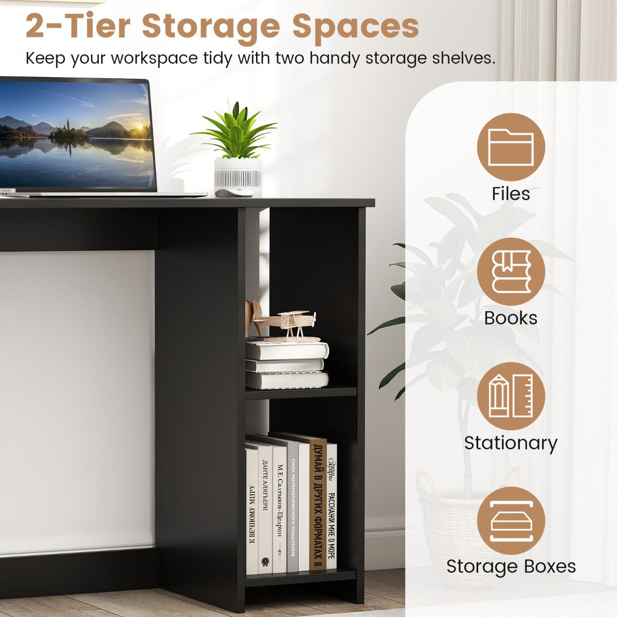 31.5 Inch Home Office Desk for Small Space