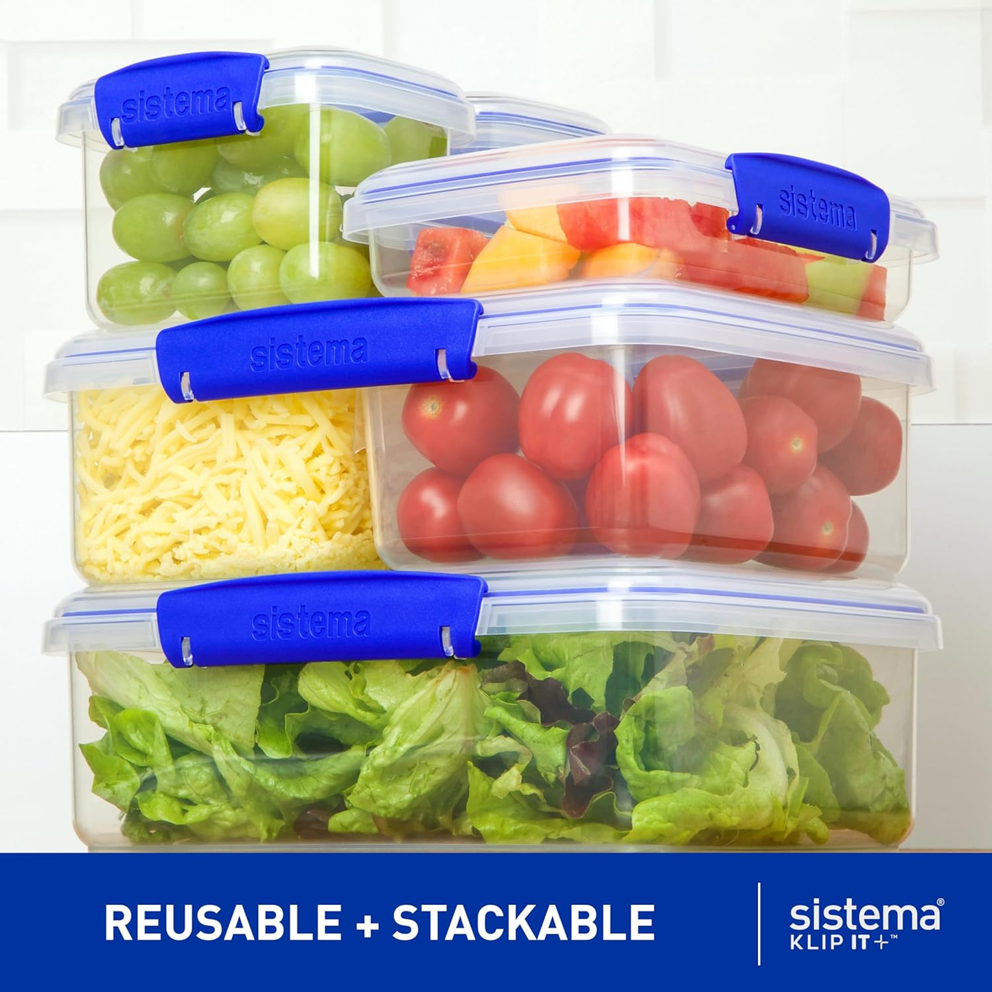 KLIP IT Food Storage Container 7 L Stackable & Airtight